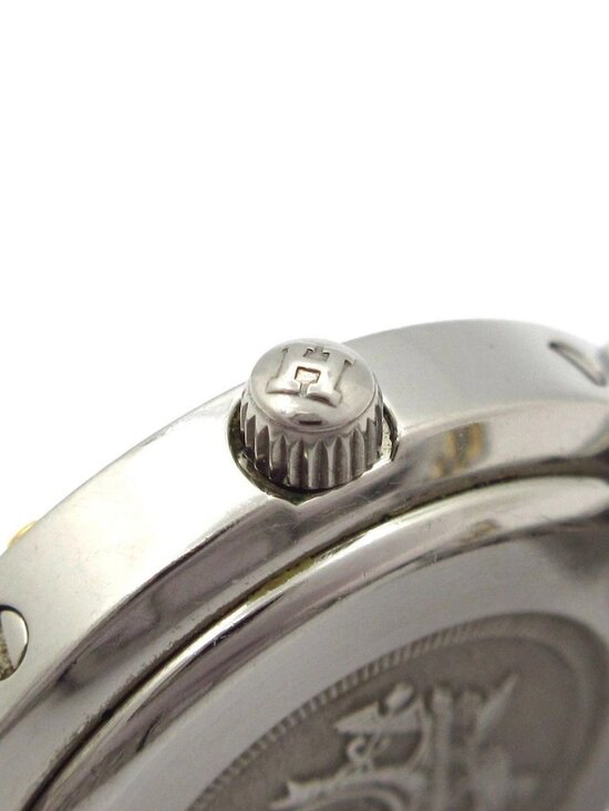 HERMES Clipper CL4.220 1****** Silver Gold Women\'s Wrist Watch main image 12